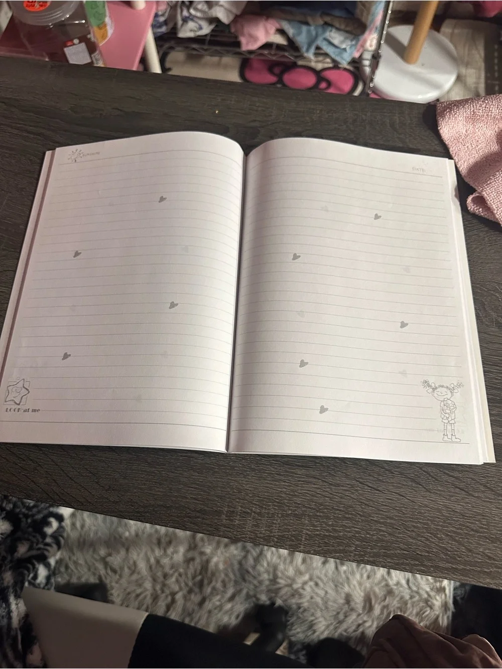 & Other Stories Blue Illustrated Kids Notebook with Multicolor Accents